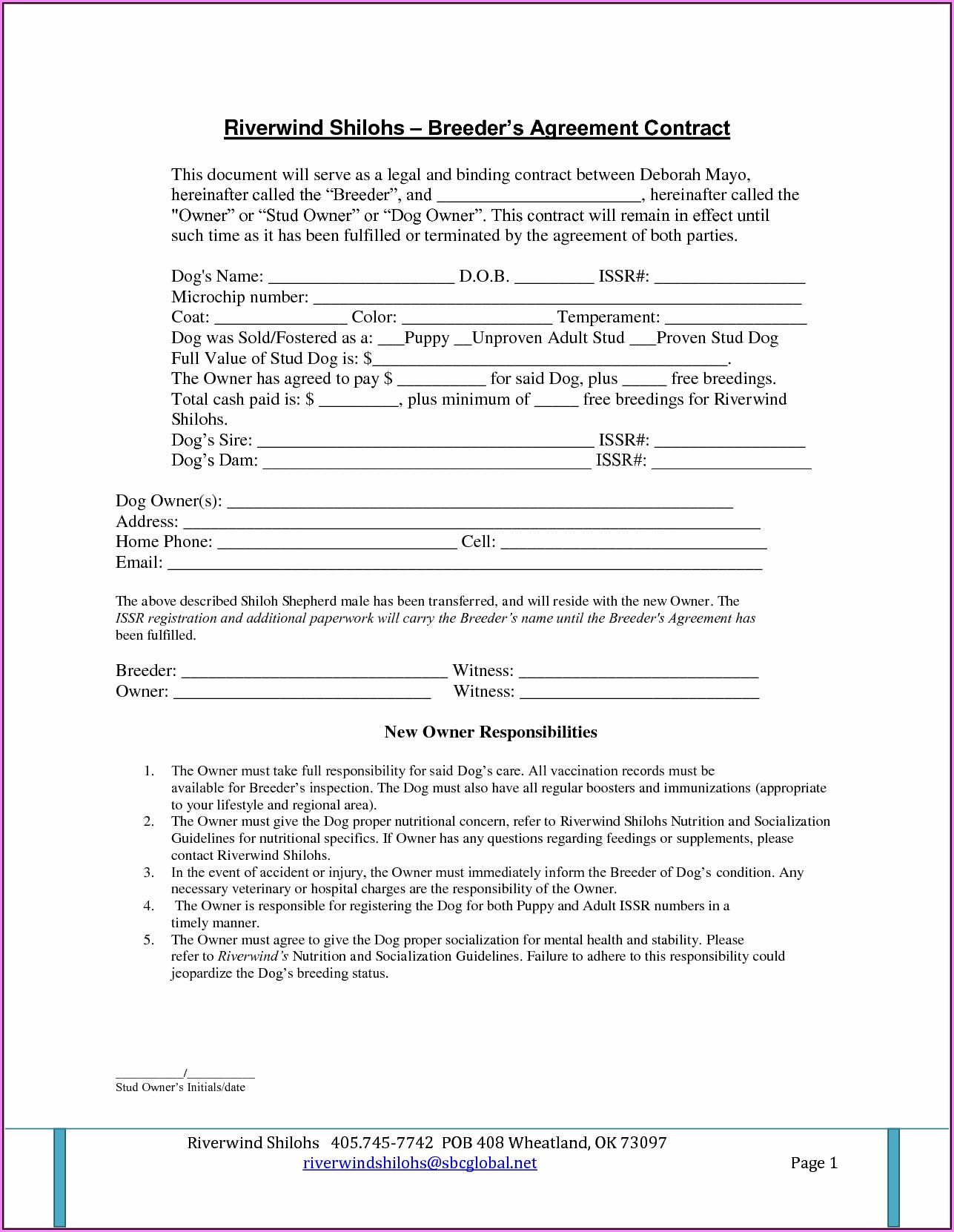 Legally Binding Contract Template Uk