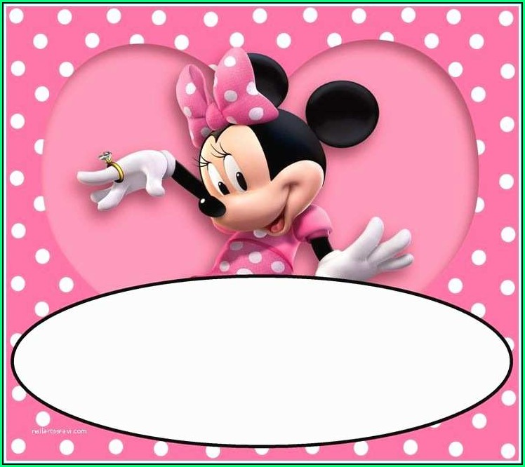 Minnie Mouse Party Invitation Templates Free