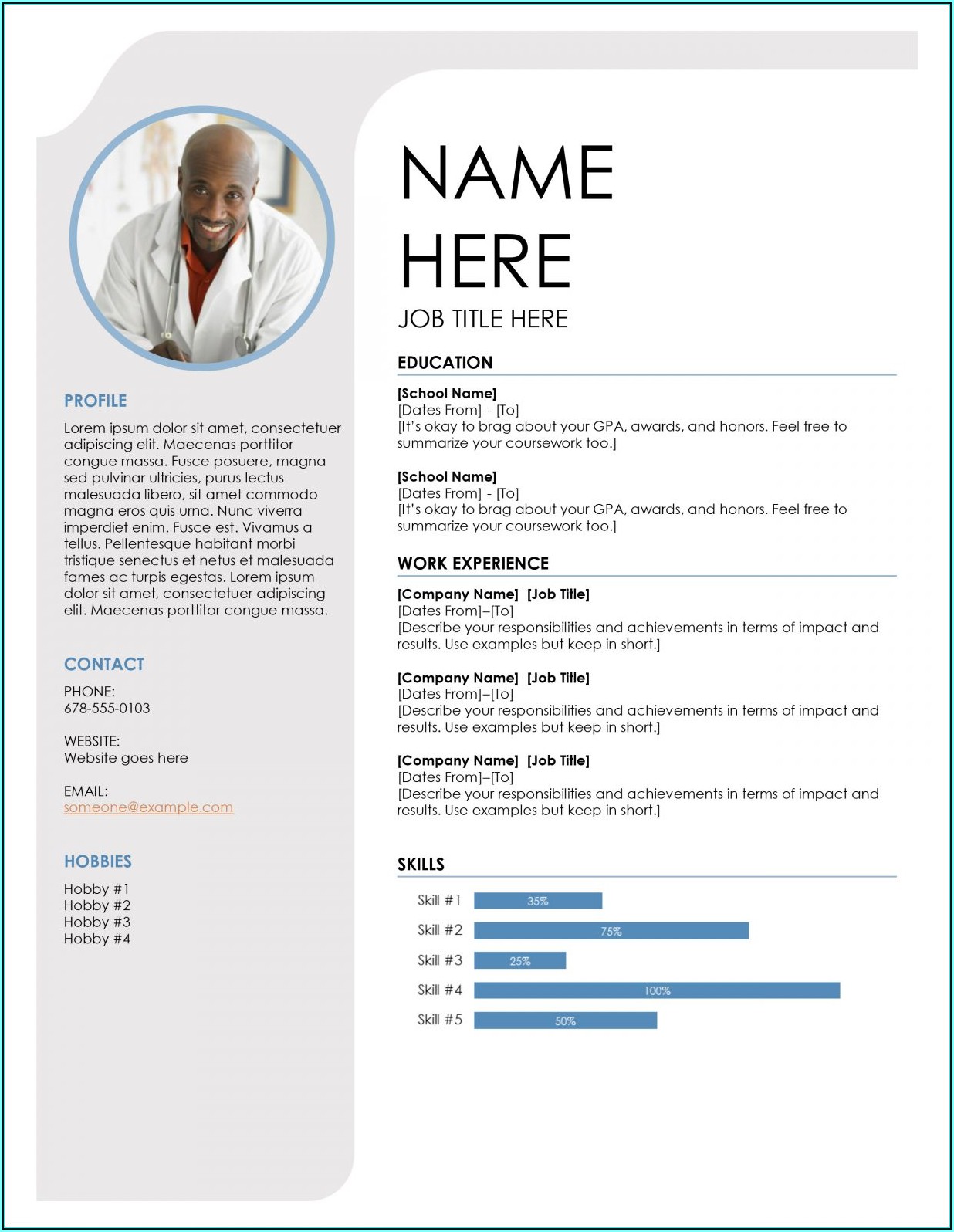 Ms Office Cv Templates Free Download