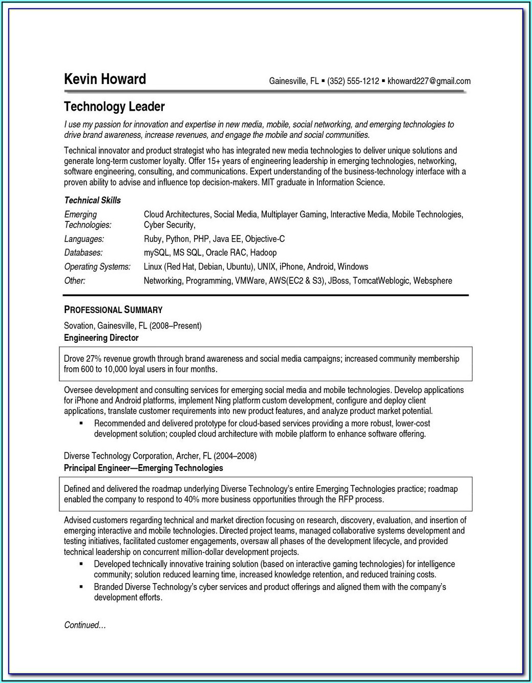 Online Resume Maker And Free Download