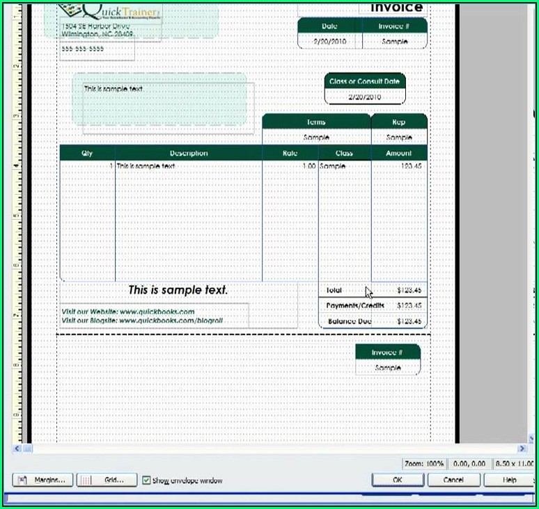 Quickbooks Invoice Template Location