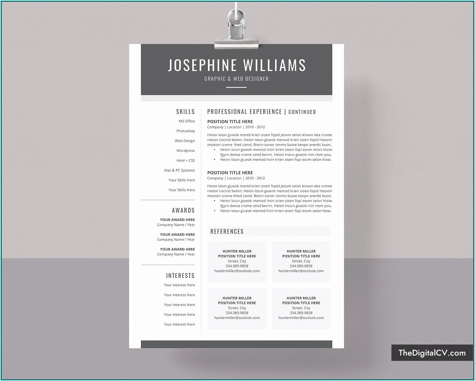 Ready Made Resume Free Download