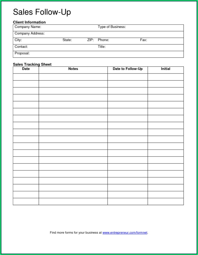 Sales Call Report Template Excel
