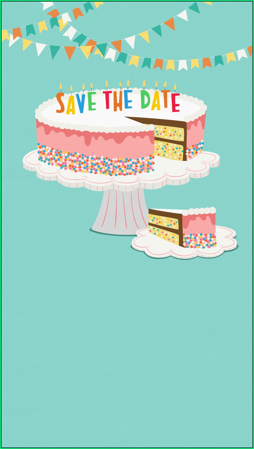 Save The Date Birthday Templates Free