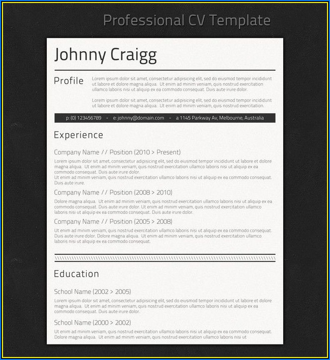 Simple Job Resume Format Download