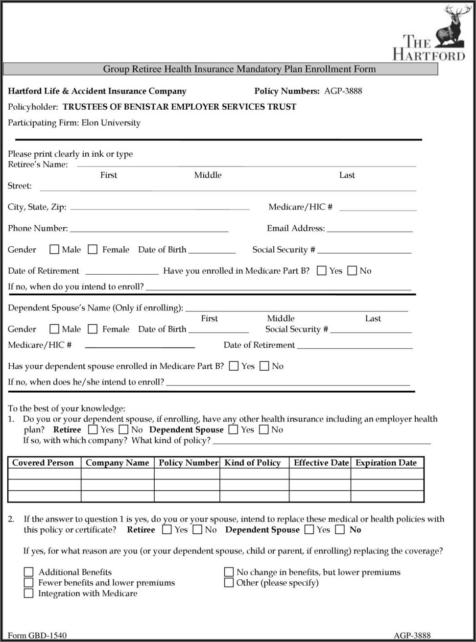 Social Security Medicare Part B Enrollment Form