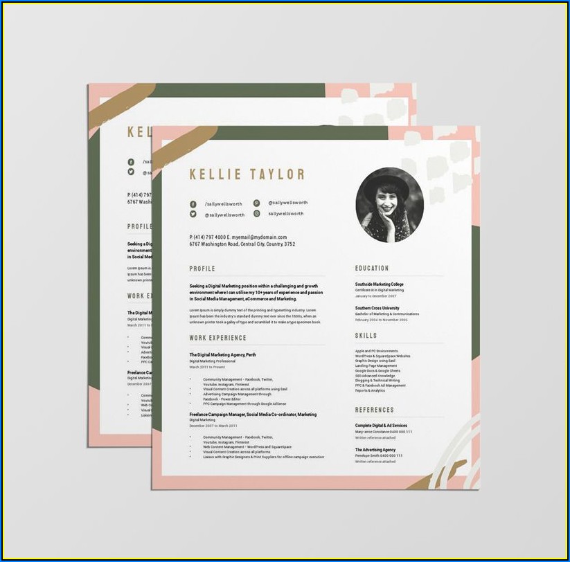 Stand Out Resume Templates Free