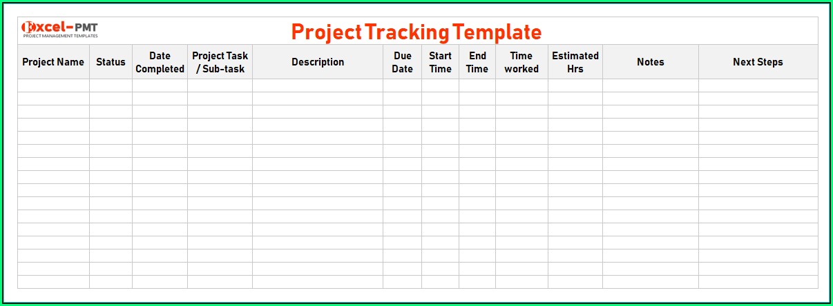 Task Management Excel Template