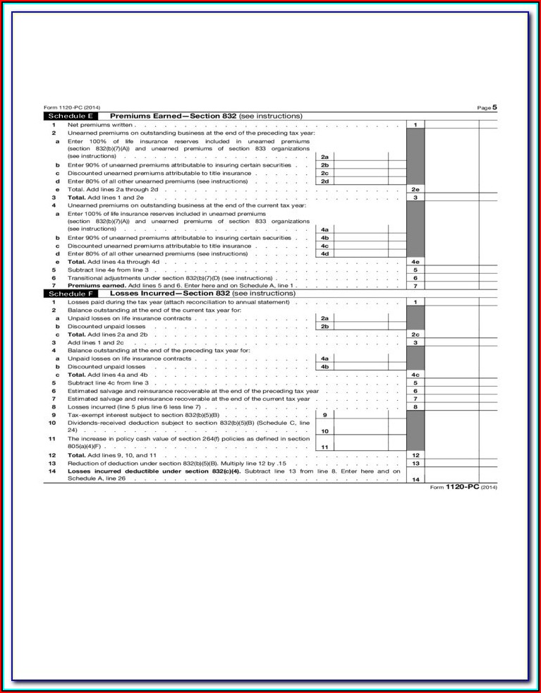 2014 Form 1120s Instructions