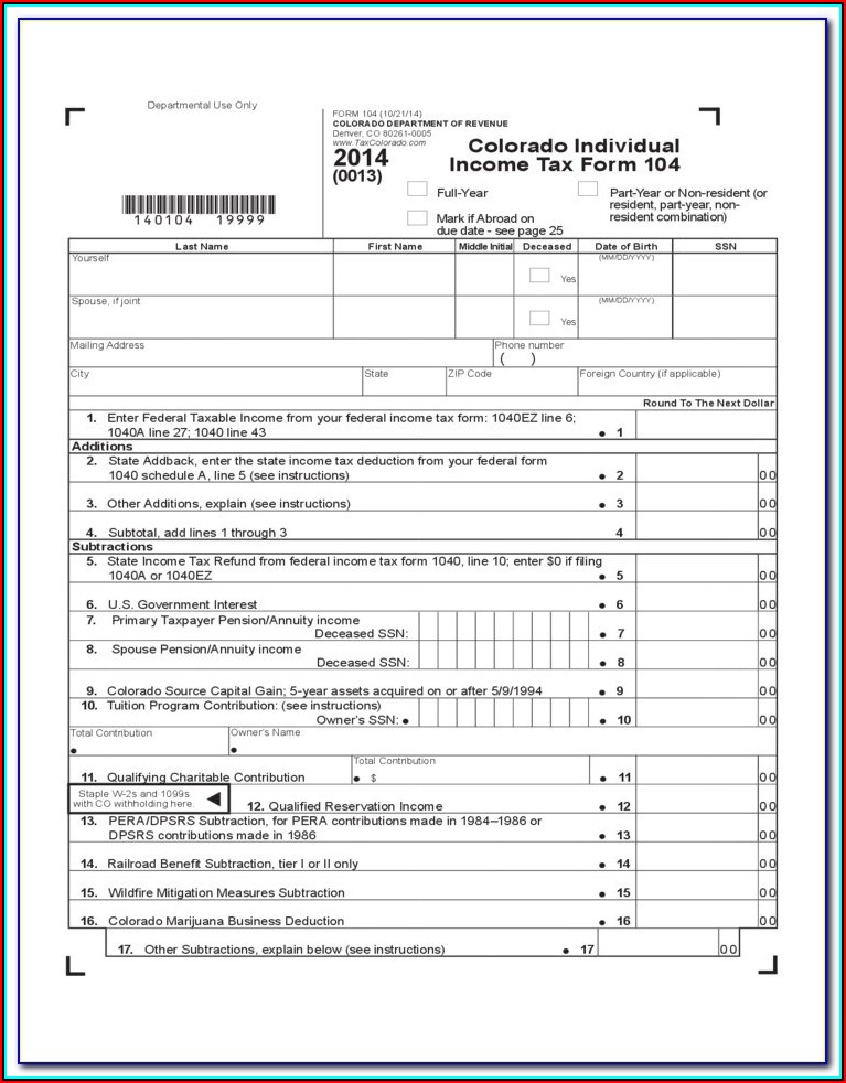 2014 Nys Income Tax Forms