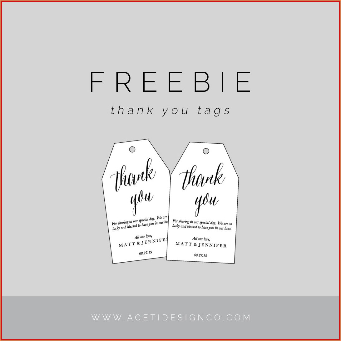 Blank Gift Tag Template Editable Free