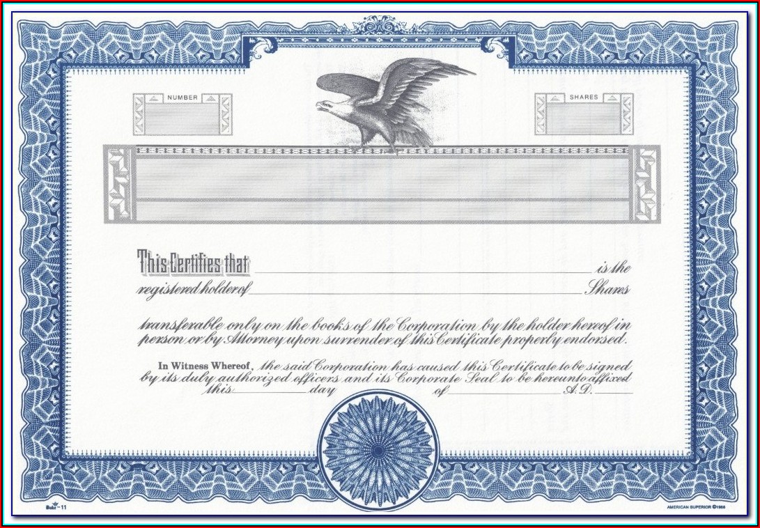 Certificate Of Origin Blank Form