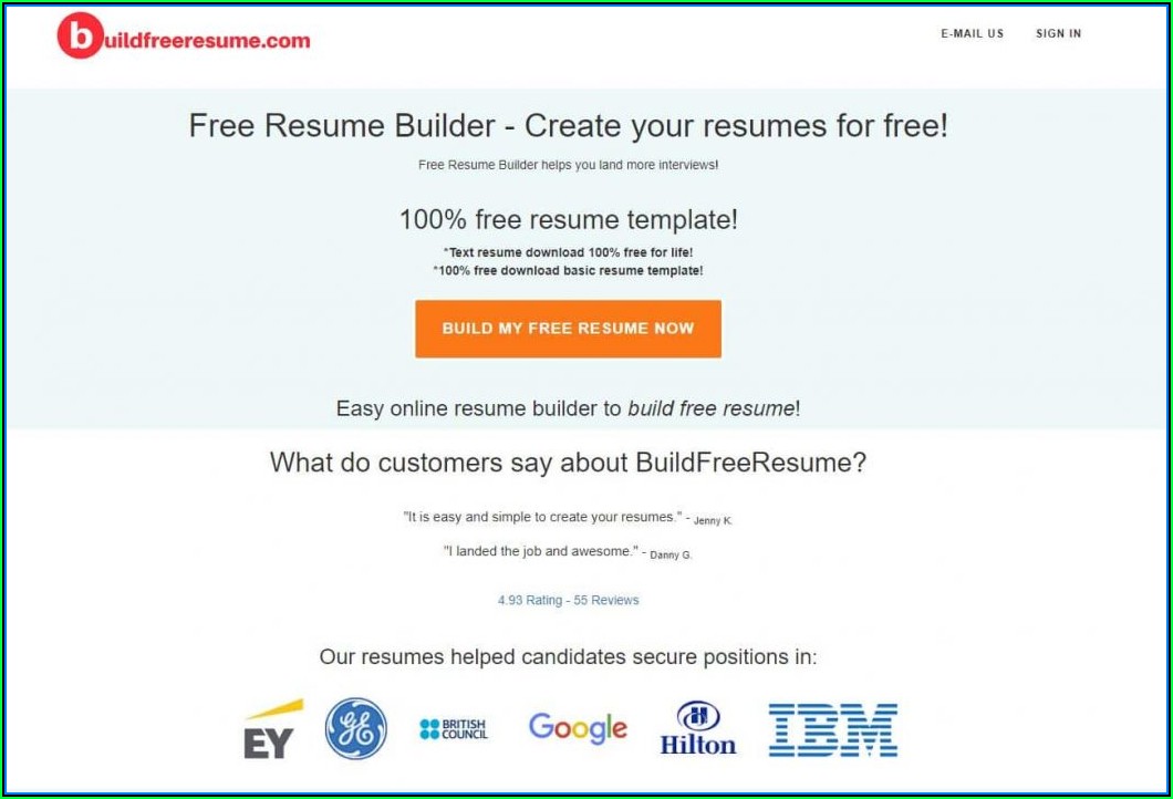 Free Creative Resume Builder Online