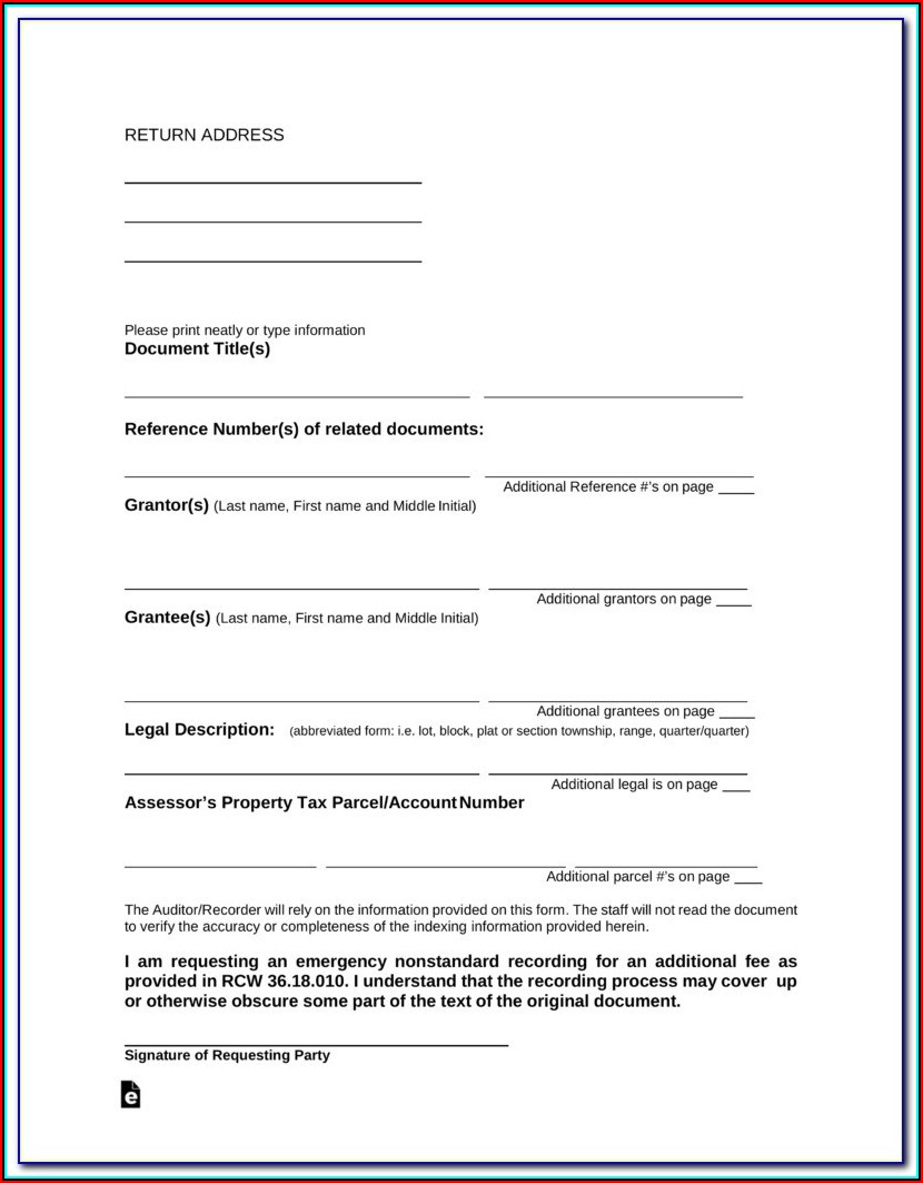 Free New York State Quit Claim Deed Form