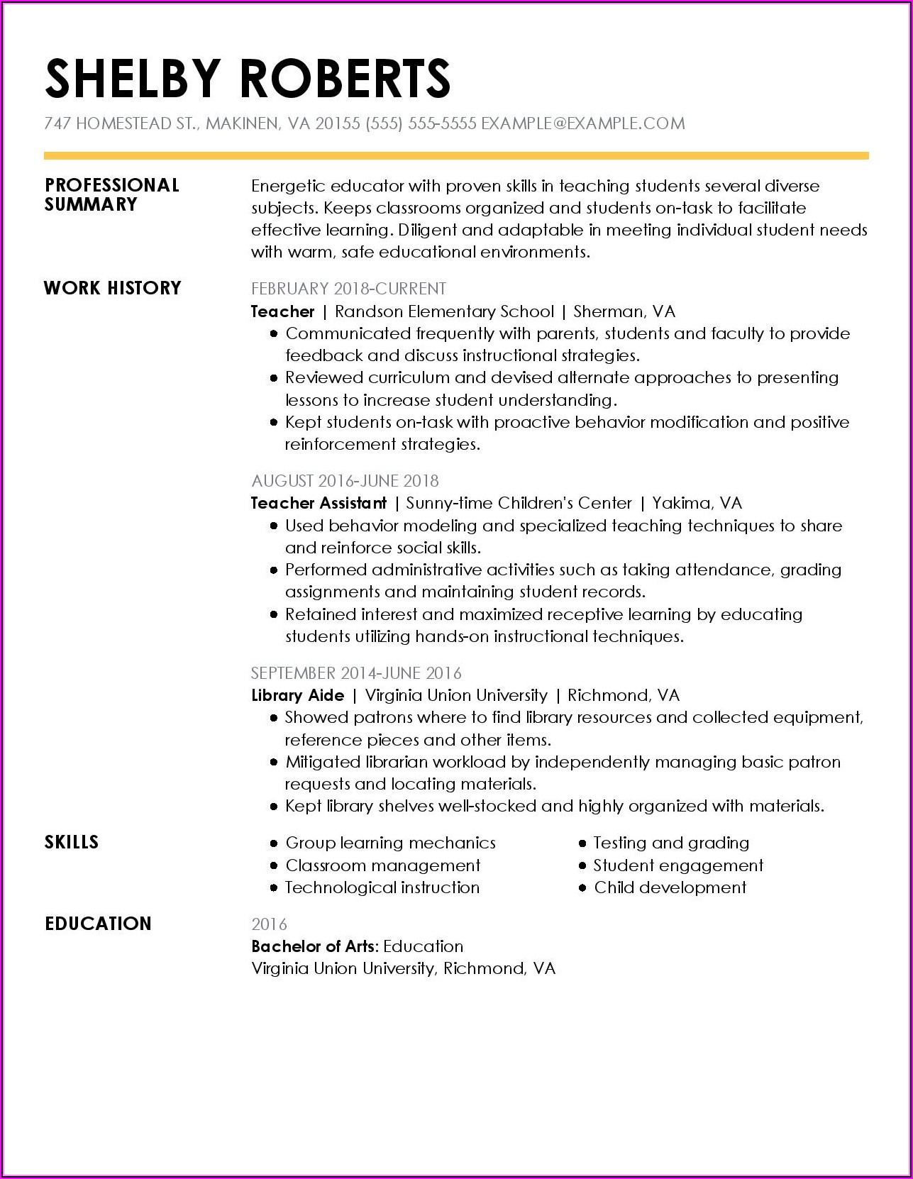 Highly Effective Resume Templates