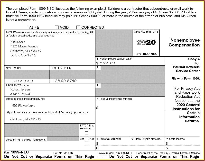 Irs Form 1099 Misc Instructions 2019
