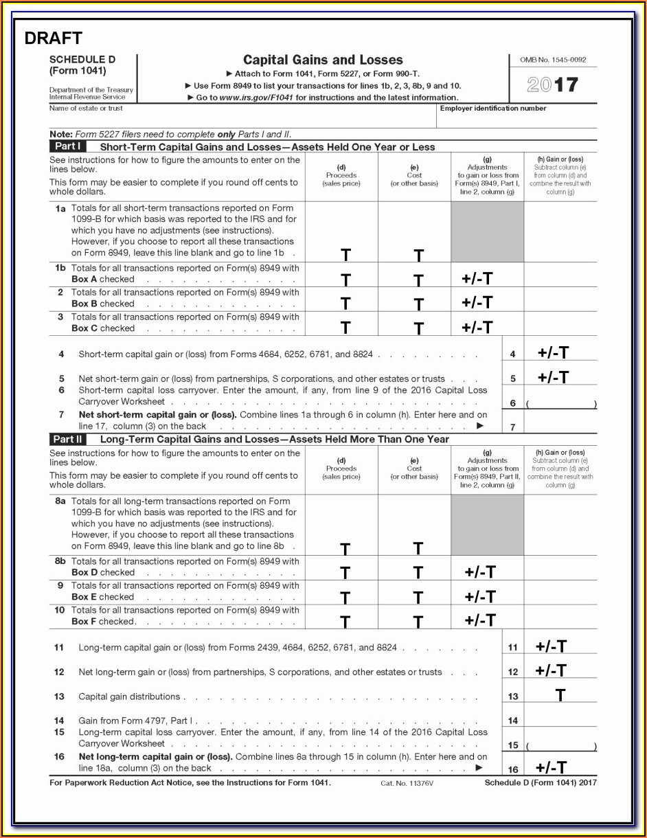 Irs Forms 1041