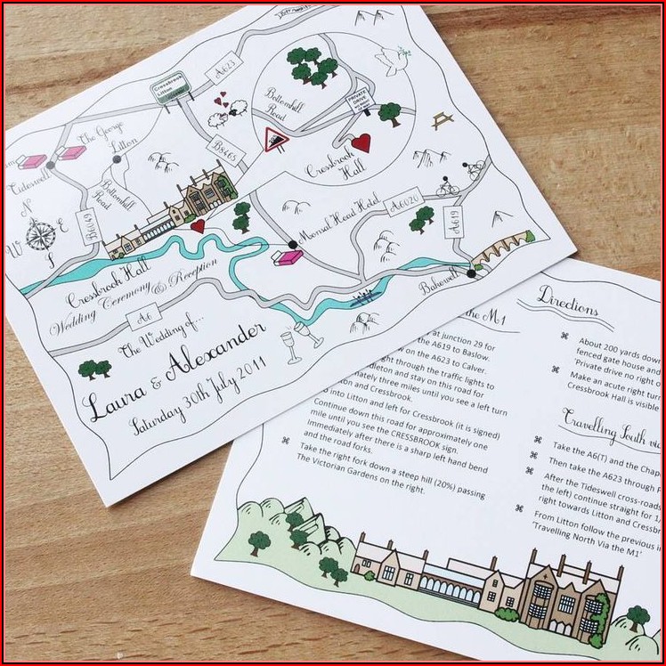 Make Your Own Map For Wedding Invitations