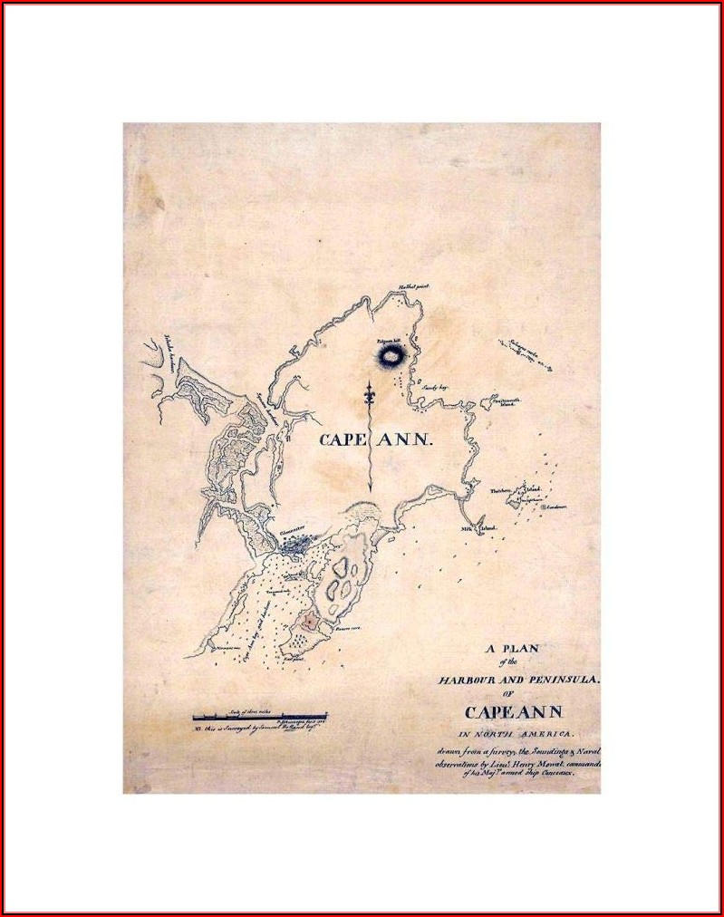Map Of Boston And Cape Ann