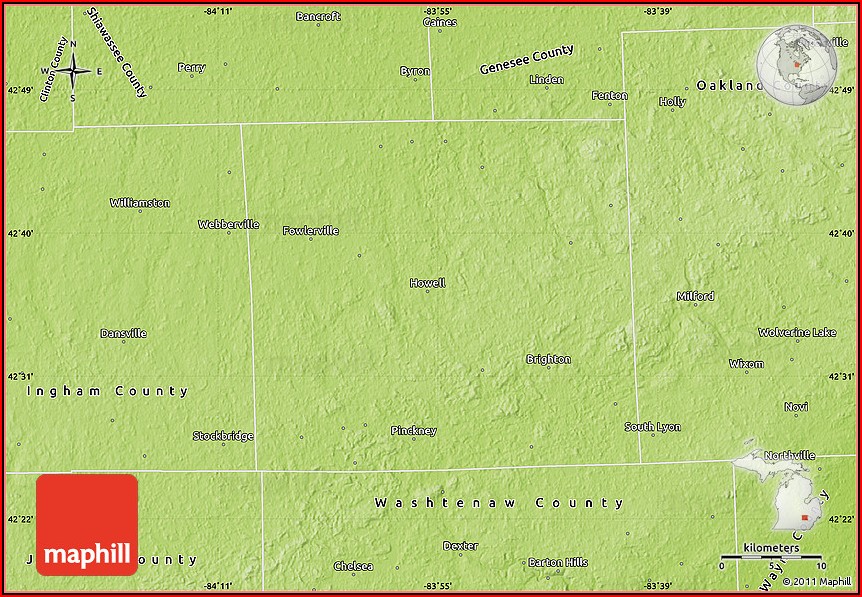 Map Of Livingston County