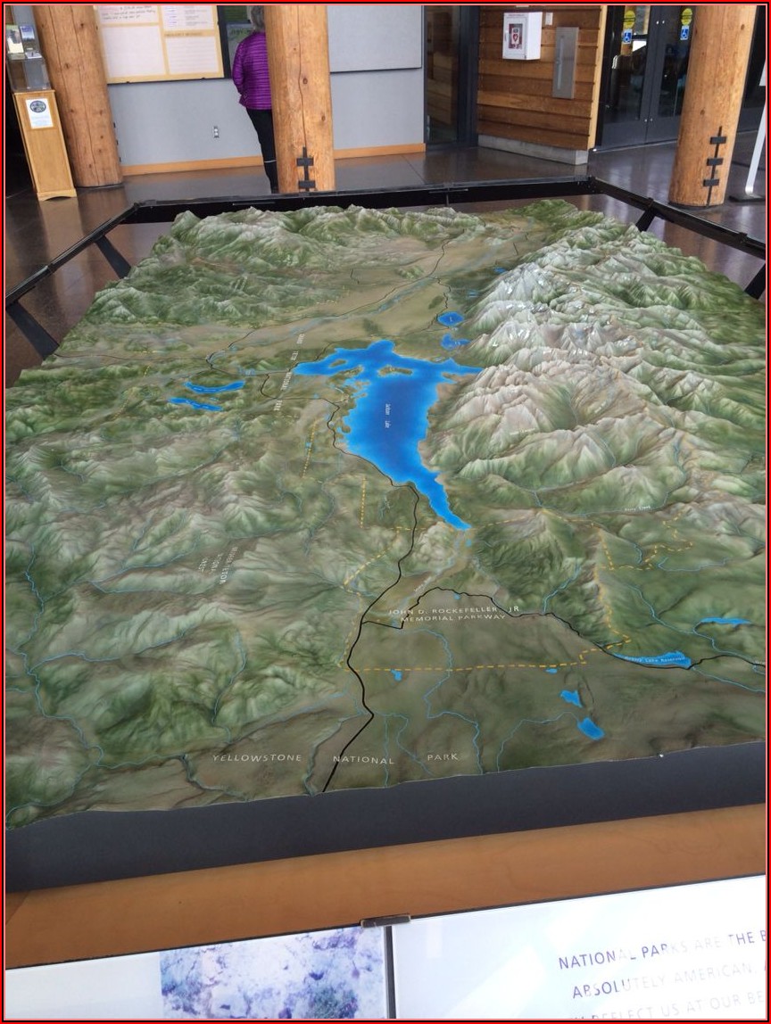 Map Of The Tetons