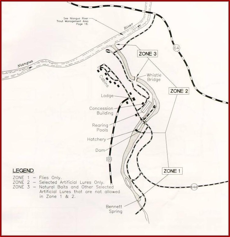 Meramec Springs Camping Map