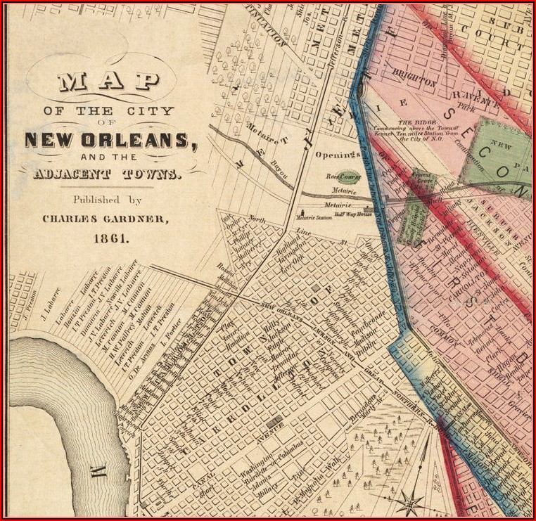 New Orleans Old Maps