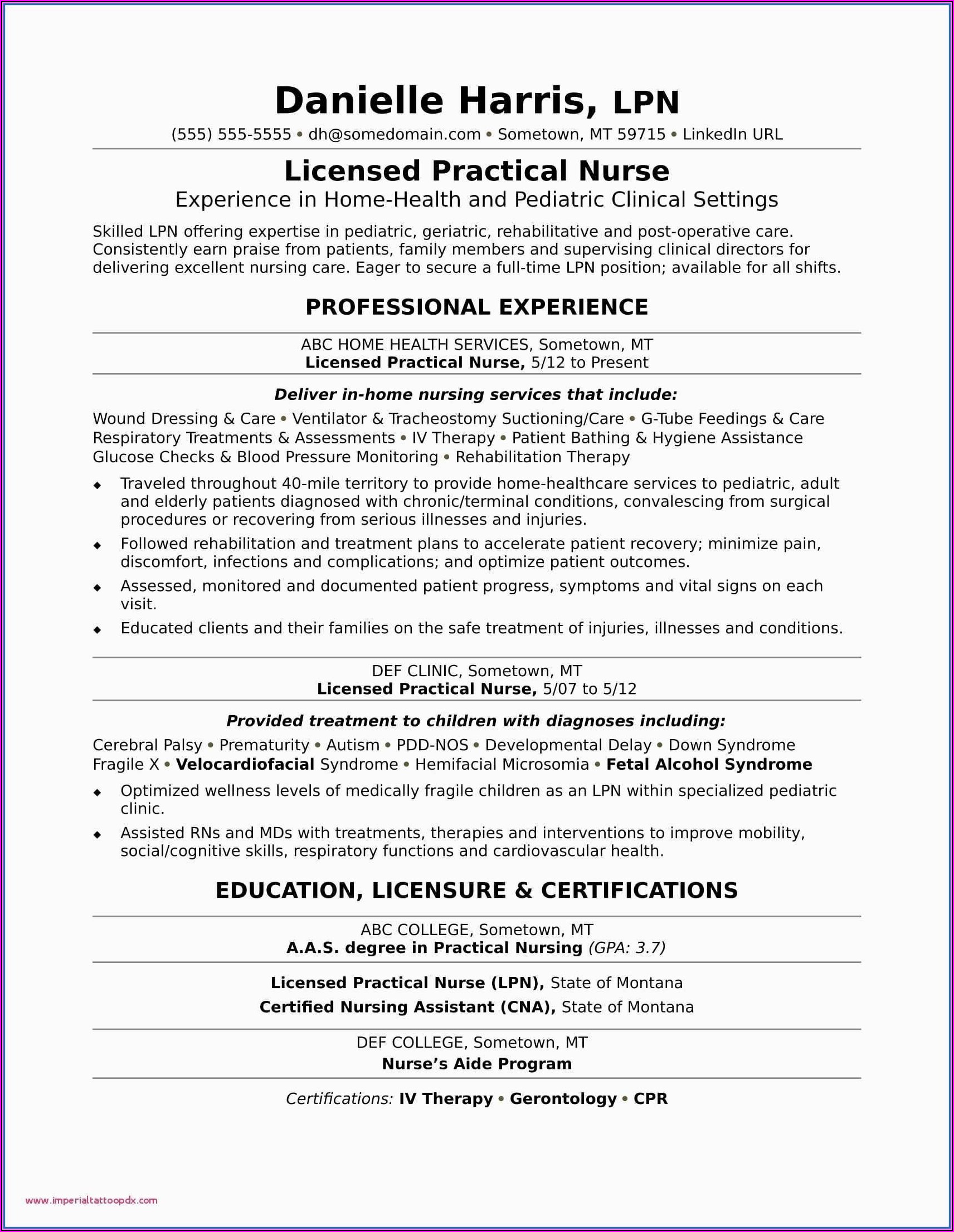 Nursing Assistant Customer Service Resume
