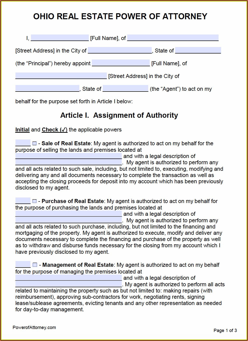 Offer To Purchase Real Estate Form Ohio Free
