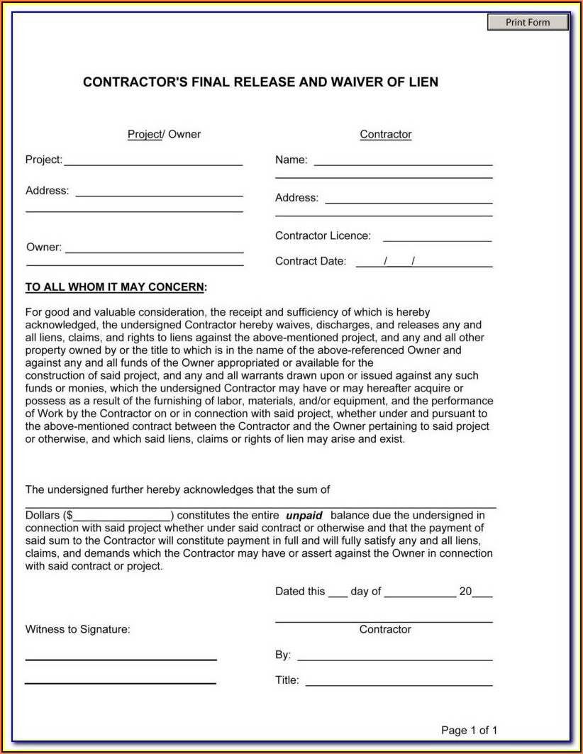 Oklahoma Dmv Lien Release Form