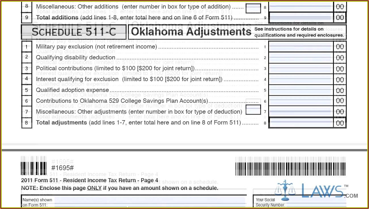 Oklahoma Sales Tax Return Form