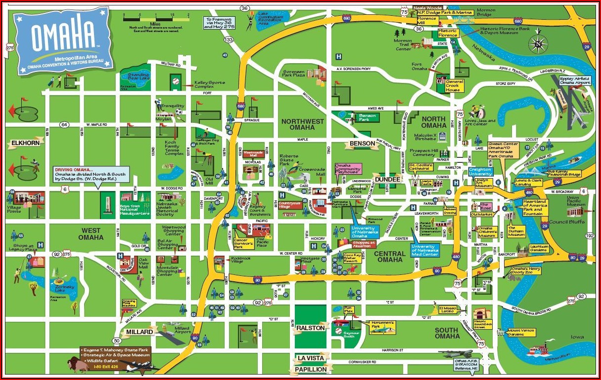 Omaha Hotels Map