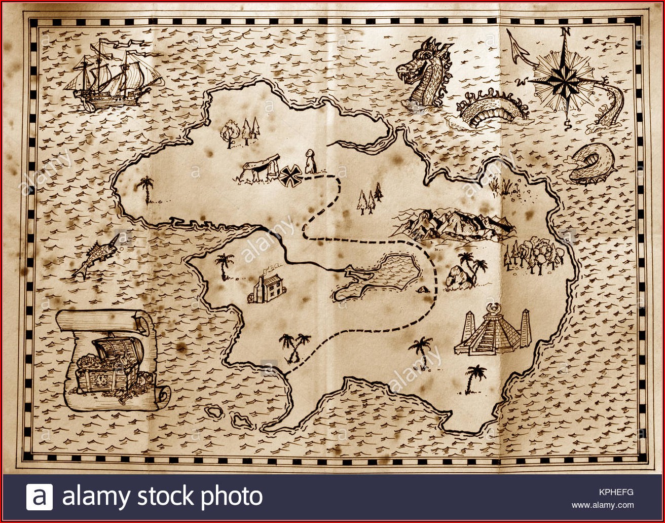 Pirate Treasure Map Images