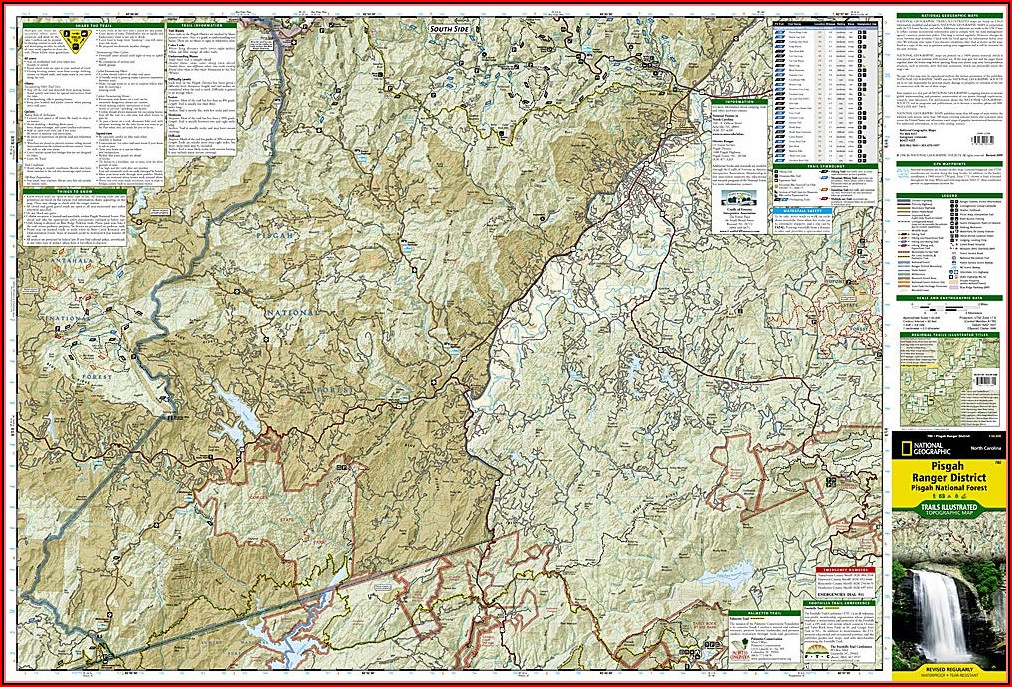Pisgah National Forest Bike Trail Map