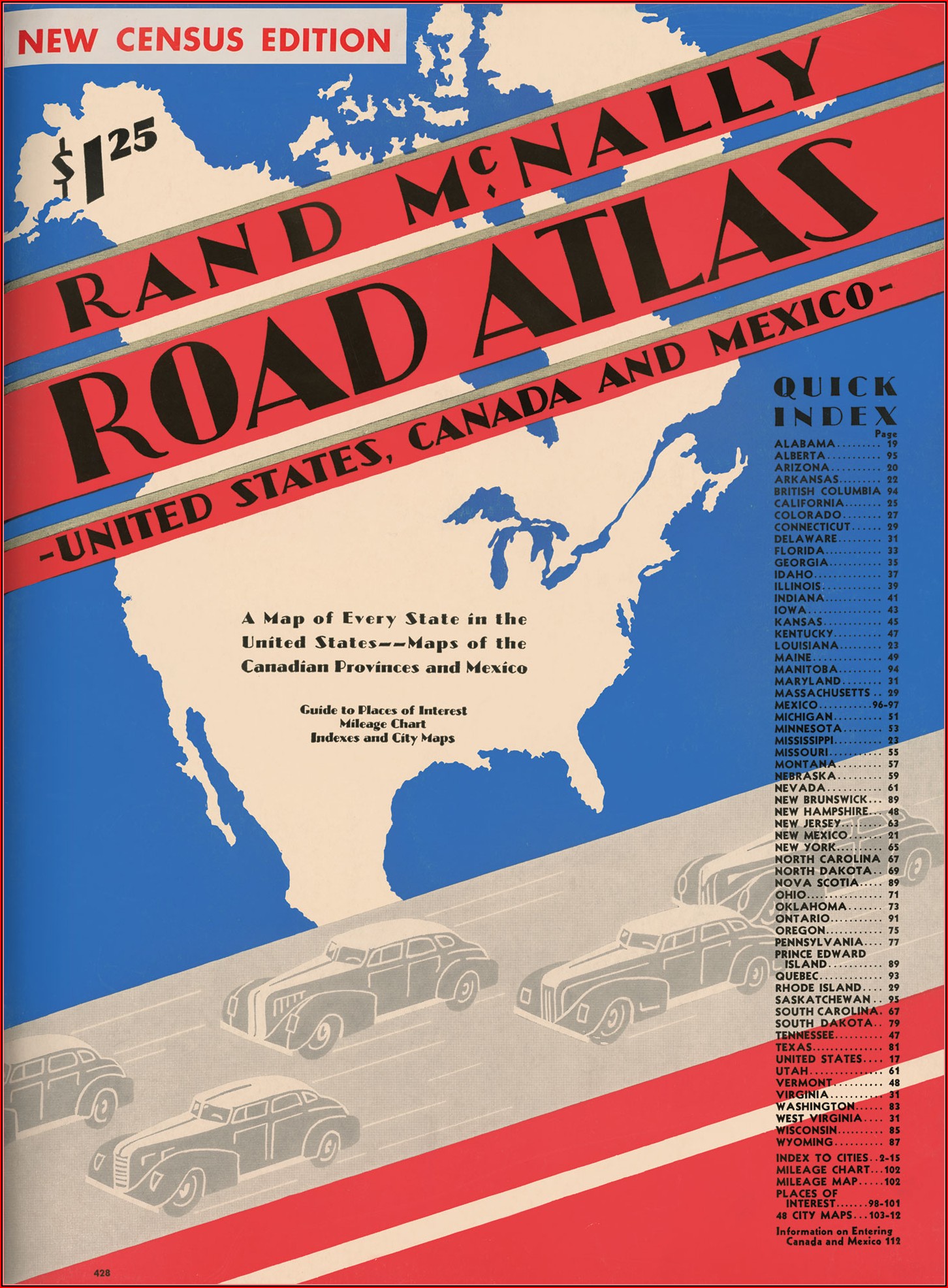 Rand Mcnally Road Map Of The United States