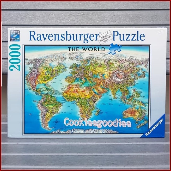 Ravensburger World Map Puzzle 2000