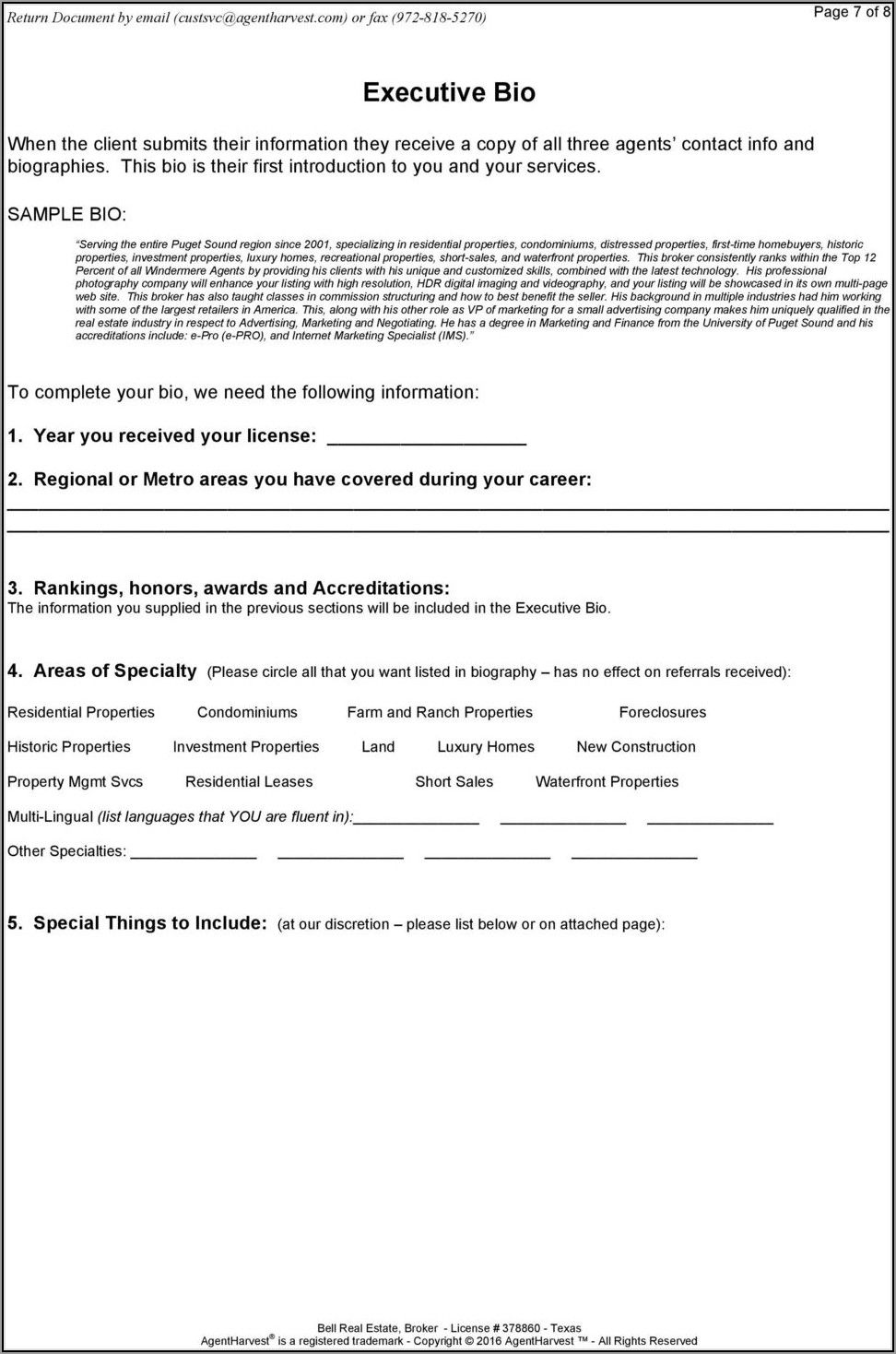Real Estate Agent Referral Agreement