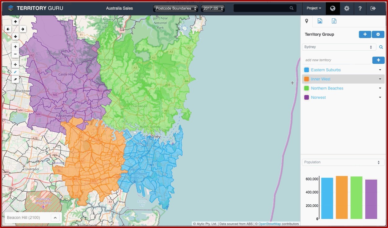 Sales Territory Mapping Software Zip Code