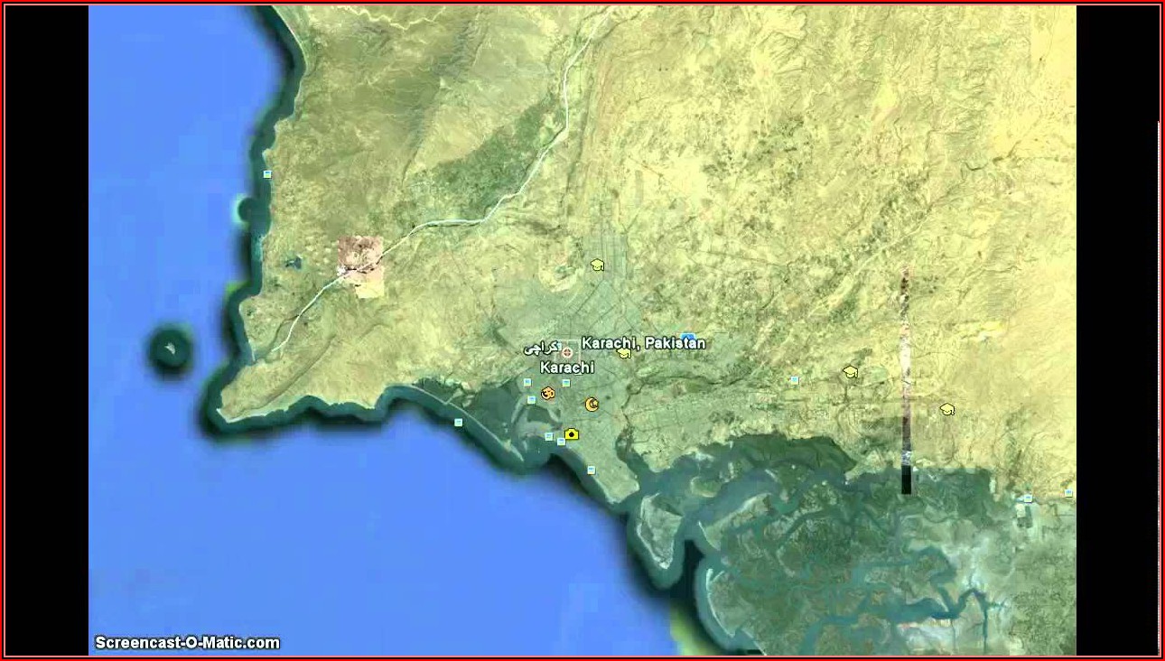 Satellite Map Of Pakistan Live Karachi