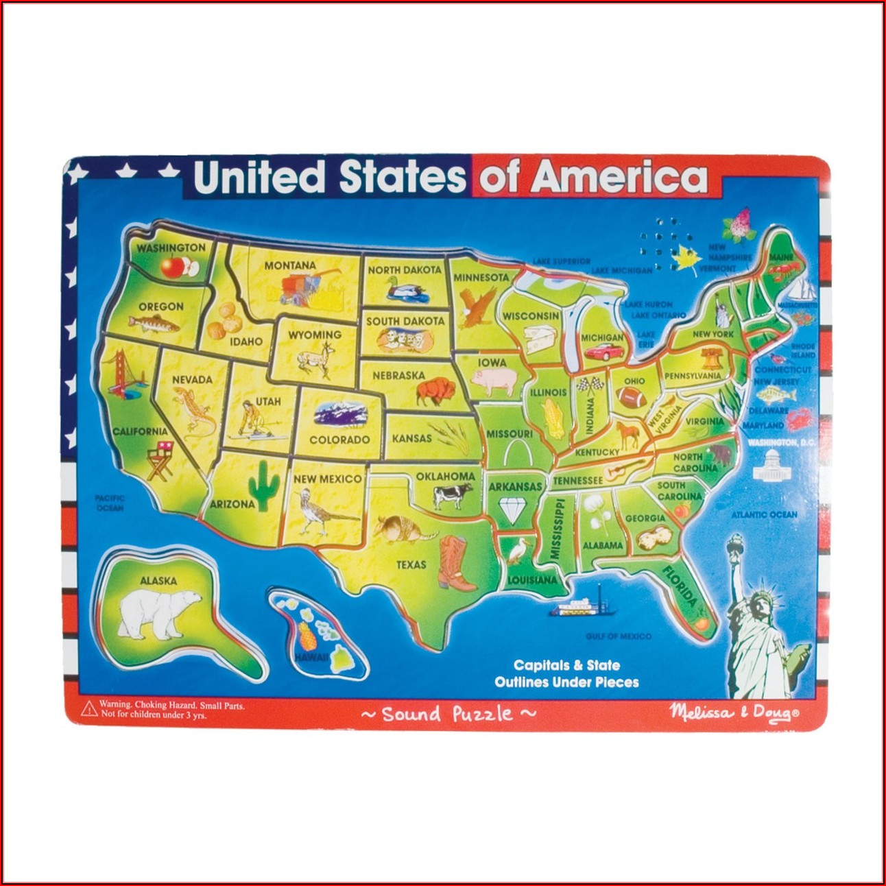 Talking Usa Map Puzzle