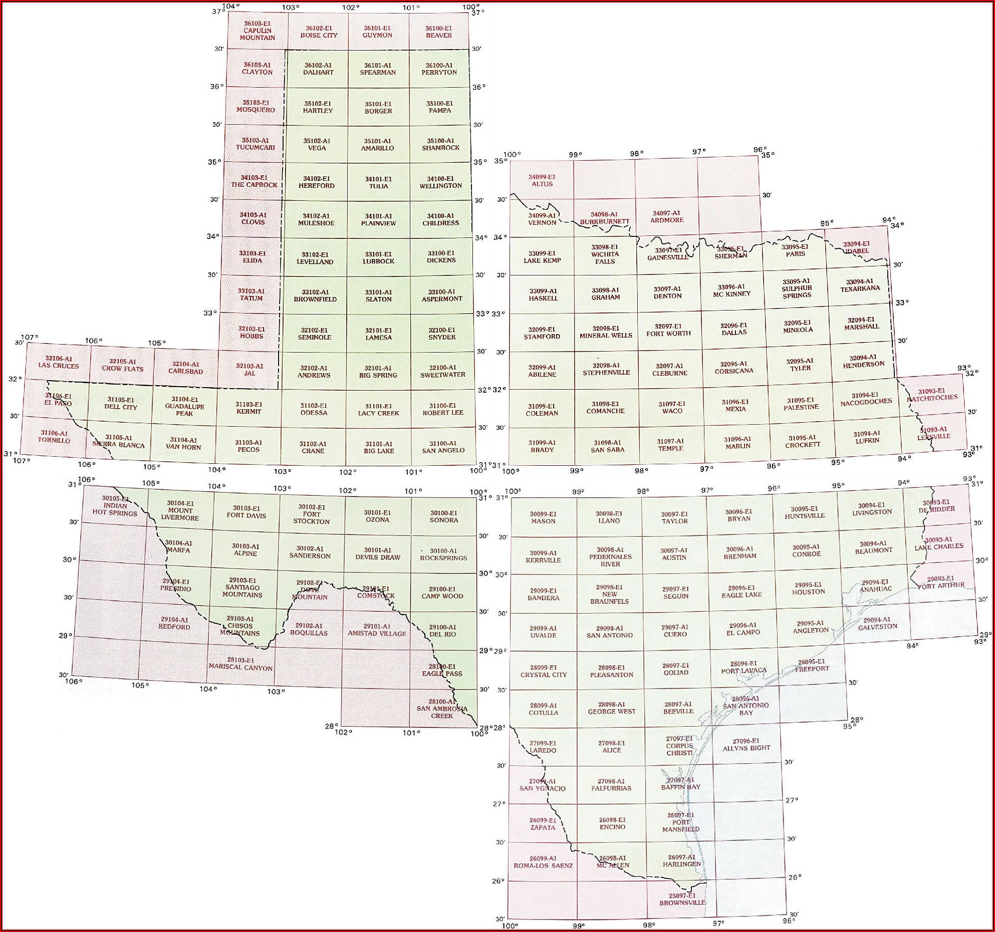 Texas Topo Maps Usgs