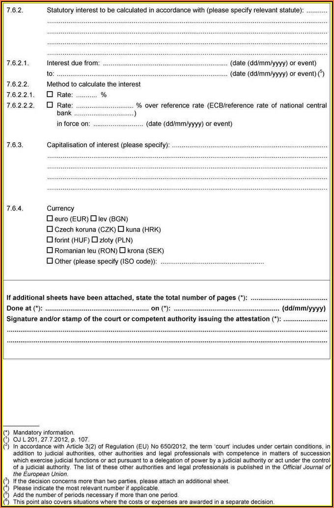 Treaty Annuity Request Form