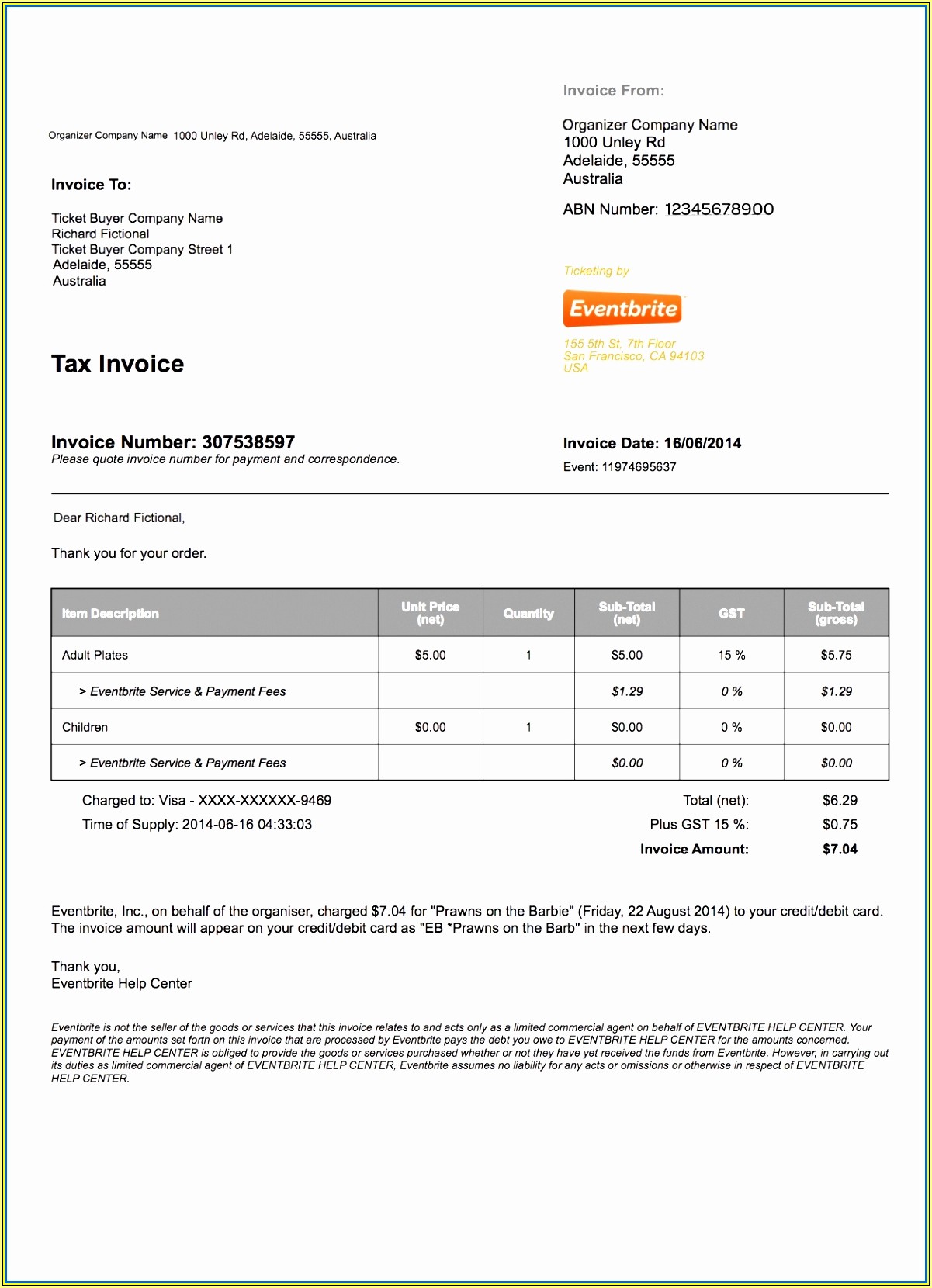 Electrical Invoice Template Pdf