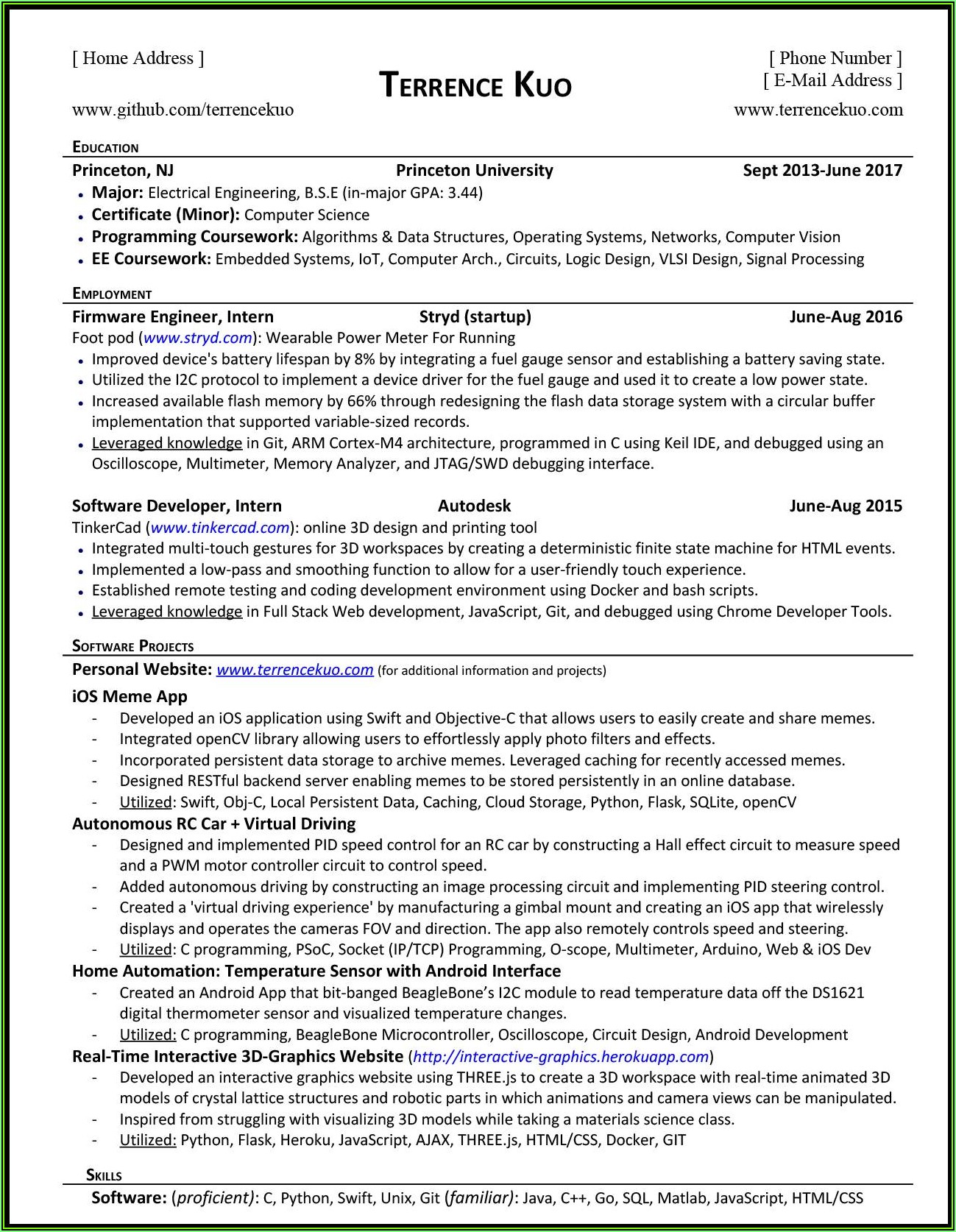 Resume Writing For Experienced Software Engineers