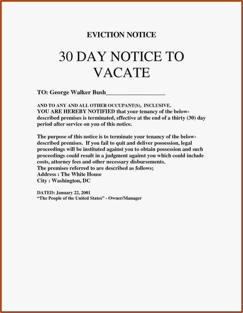 3 Day Notice To Quit Form California