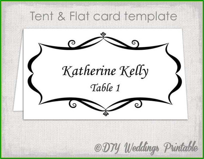 Avery Tent Card Templates