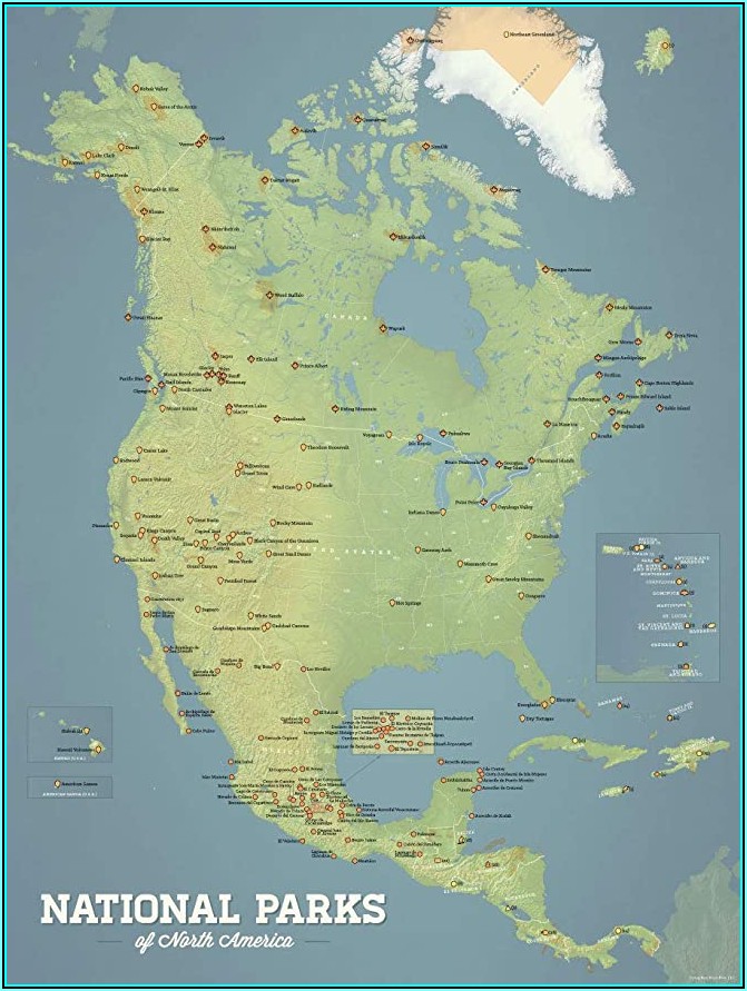 Best National Parks America Map