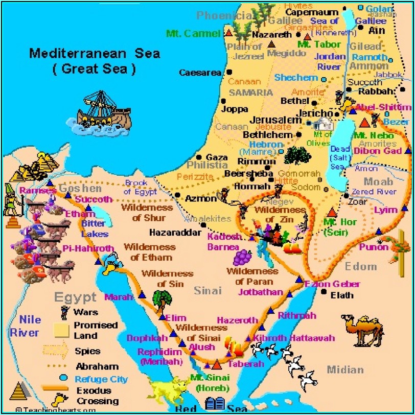 Bible Land Map
