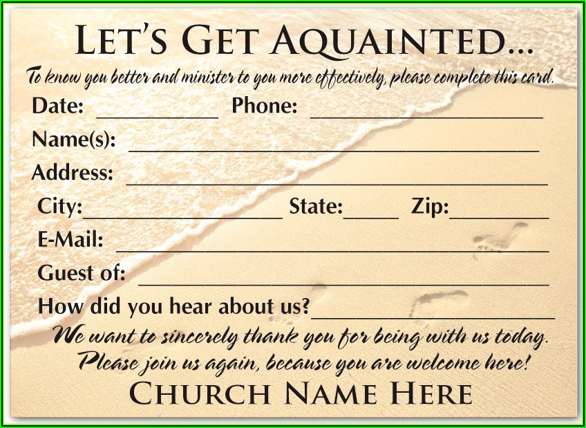 Church Visitor Cards Templates Template 2 Resume Examples BpV5PD8Y1Z