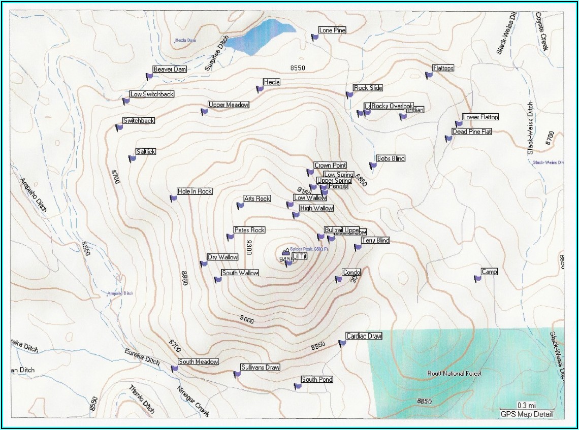Colorado Elk Hunting Maps